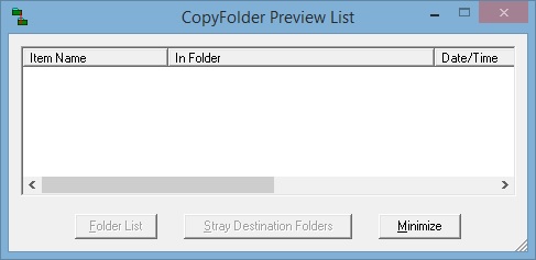Preview List Window